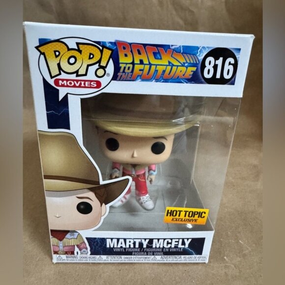 Other - NWT Funko Pop Back to The Future III #816 Marty McFly in Old West